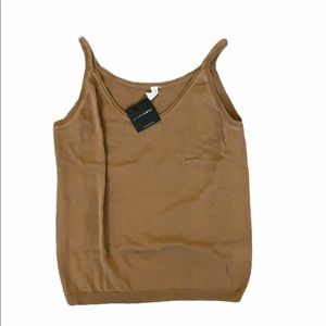 NWT JLUXLABEL Mocha Vanessa Knit Tank Top